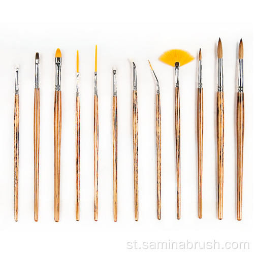 Pakesh ea Lehong ea Nail Brush Pack